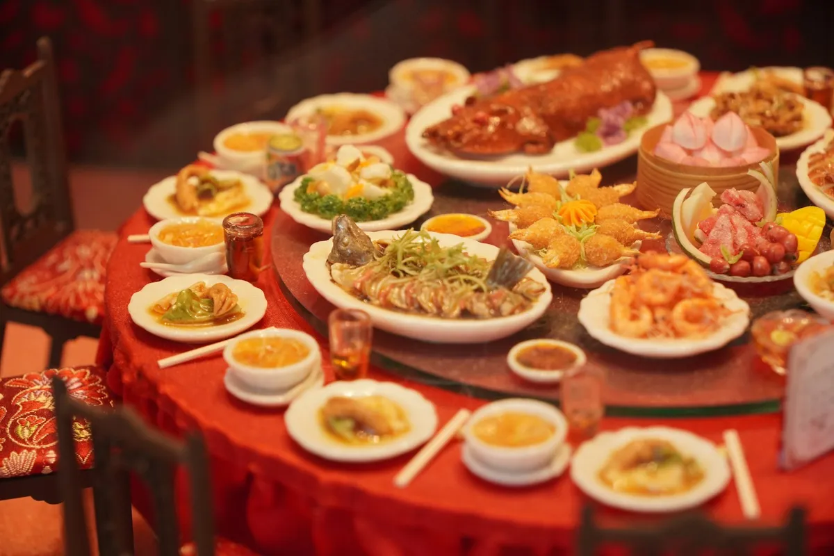 Chinese New Year's Eve celebration in China